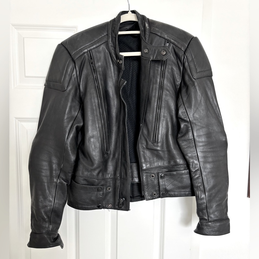 Women Leather Motorcycle Jacket
